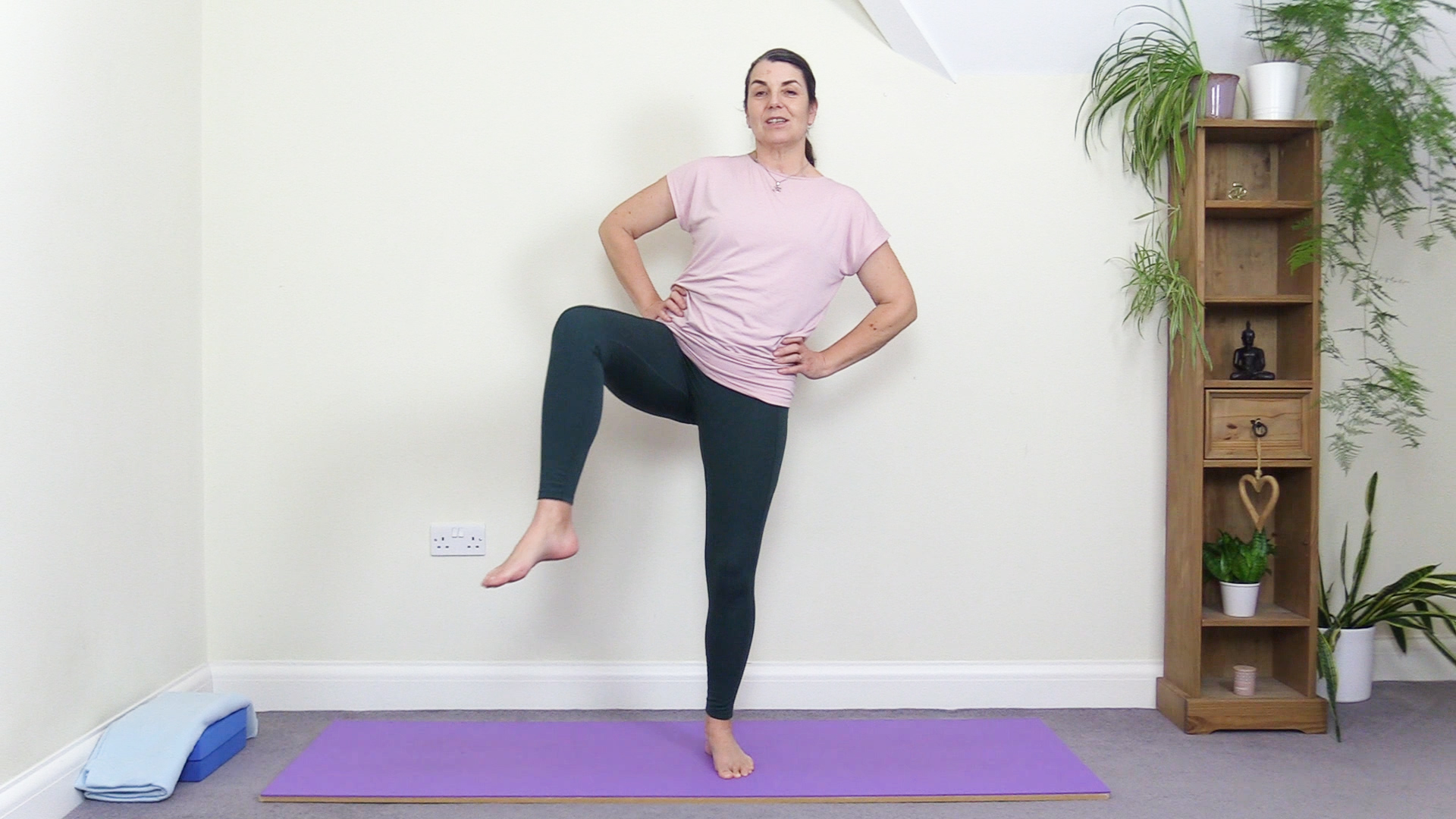 Revolving Beam Yoga Pose - Forte Yoga