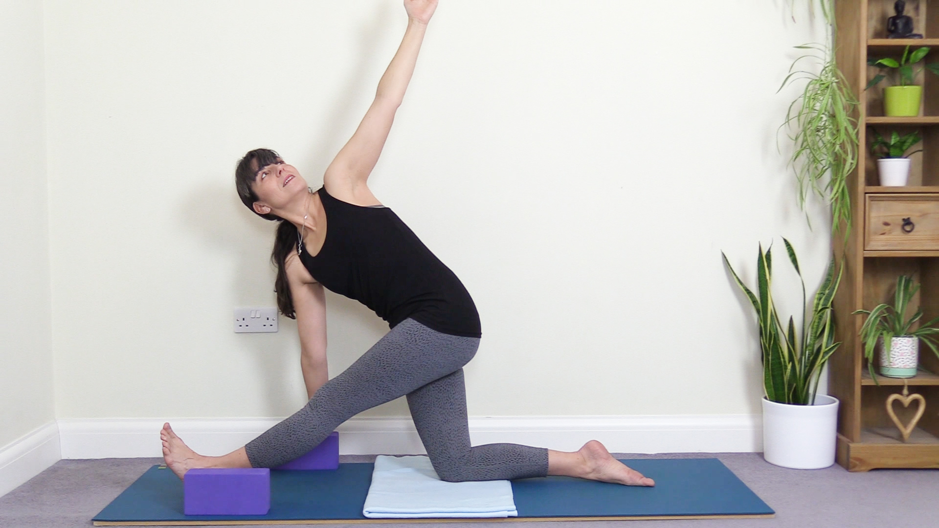 Evolation Yoga Studio Atlanta - HALF FRONT SPLITS POSE ARDHA HANUMANASANA  BENEFITS A perfect warm-up pose with many benefits: Stretches your hips,  hamstrings, calves, and low back. Strengthens your hamstrings. A proper