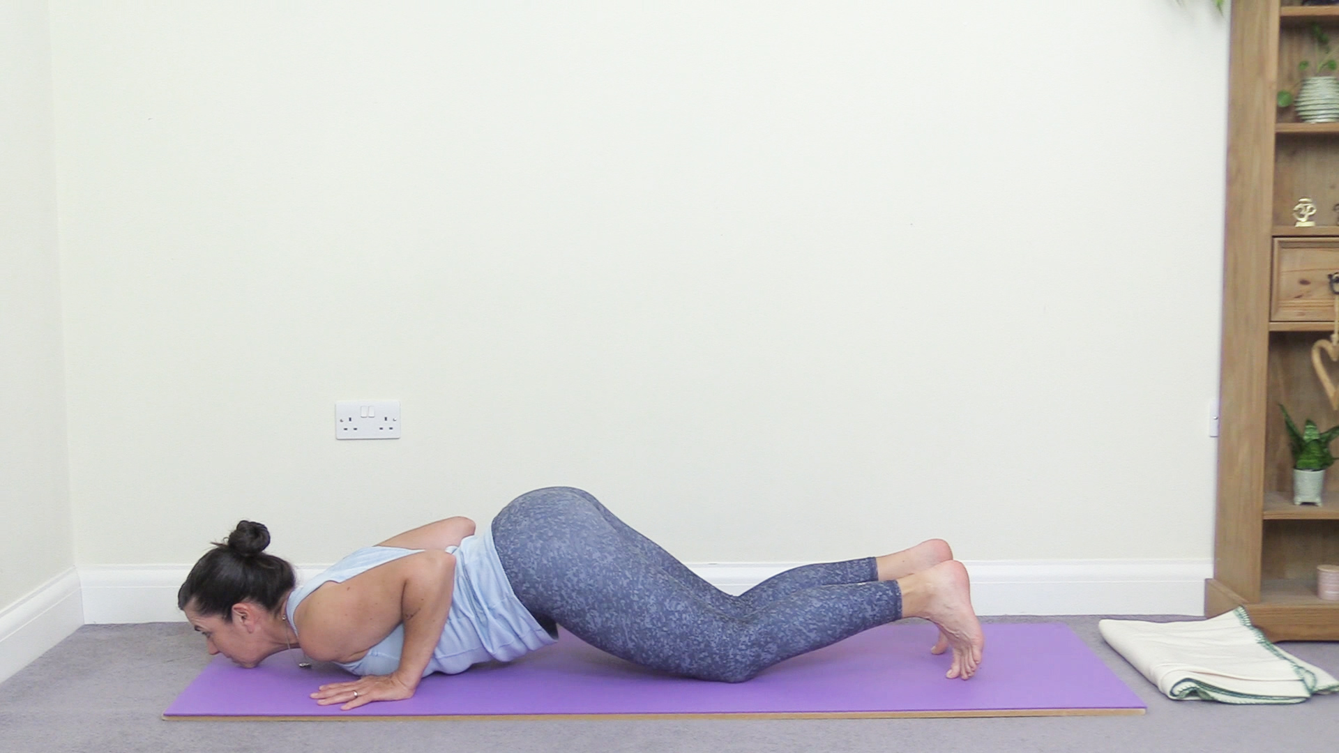 knees-chest-chin-pose